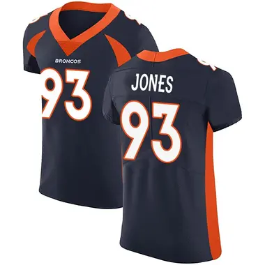 D.J. Jones Men's Elite Navy Denver Broncos Alternate Vapor Untouchable Jersey