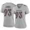 D.J. Jones Women's Game Gray Denver Broncos Atmosphere Fashion Jersey