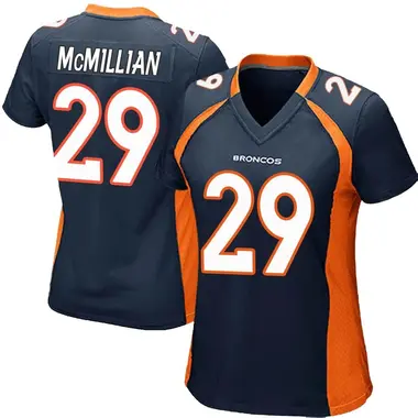 Ja'Quan McMillian Women's Game Navy Blue Denver Broncos Alternate Jersey