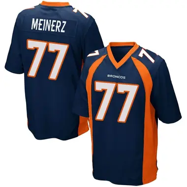 Quinn Meinerz Men's Game Navy Blue Denver Broncos Alternate Jersey