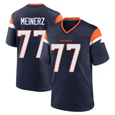 Quinn Meinerz Youth Game Navy Denver Broncos Alternate Jersey