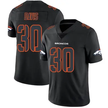 Terrell Davis Men's Limited Black Impact Denver Broncos Jersey